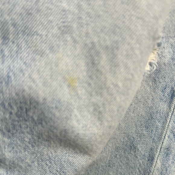 Agolde Riley High Rise Straight Crop Jeans Distressed Size 27 - Picture 8 of 16